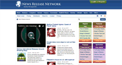 Desktop Screenshot of newsreleasenetwork.com